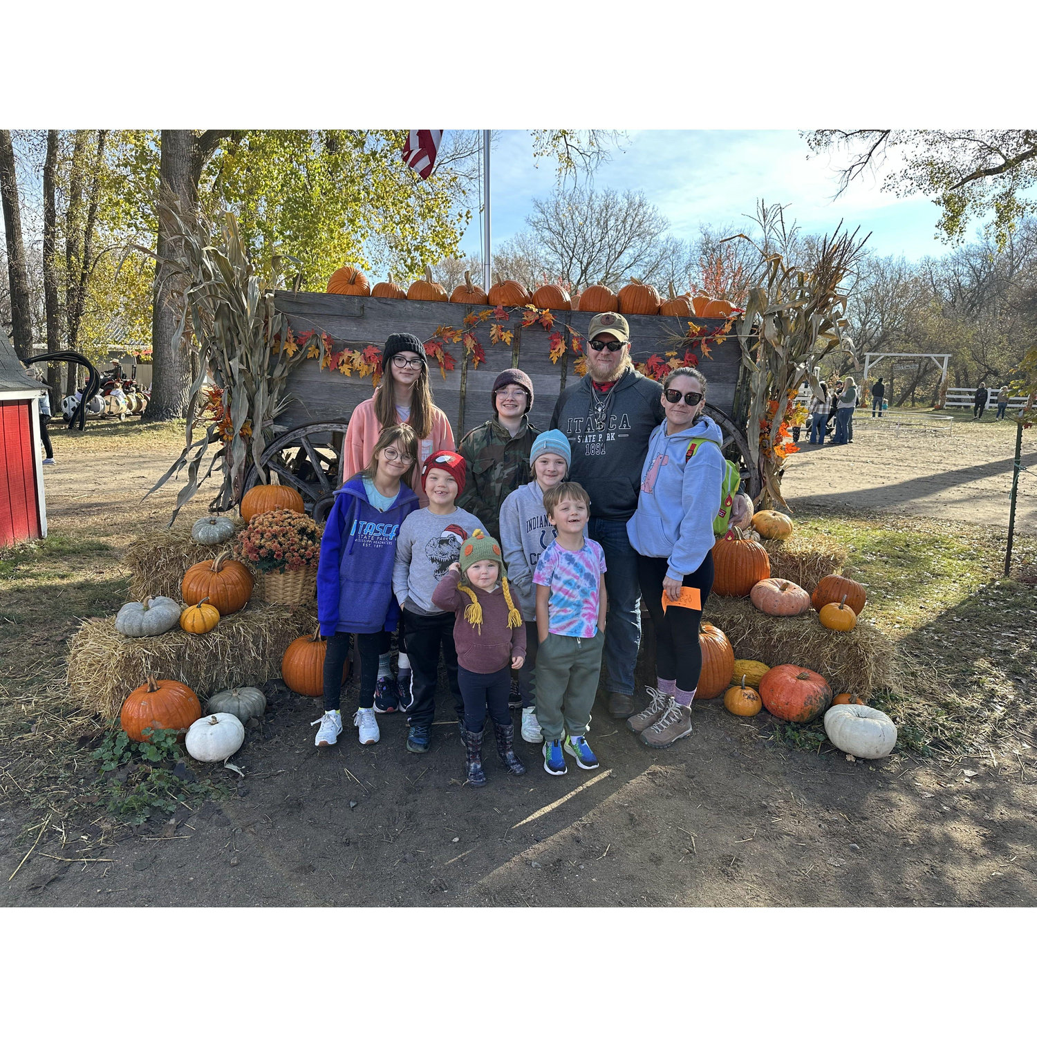 Fall 2024 family trip to the pumpkin patch.