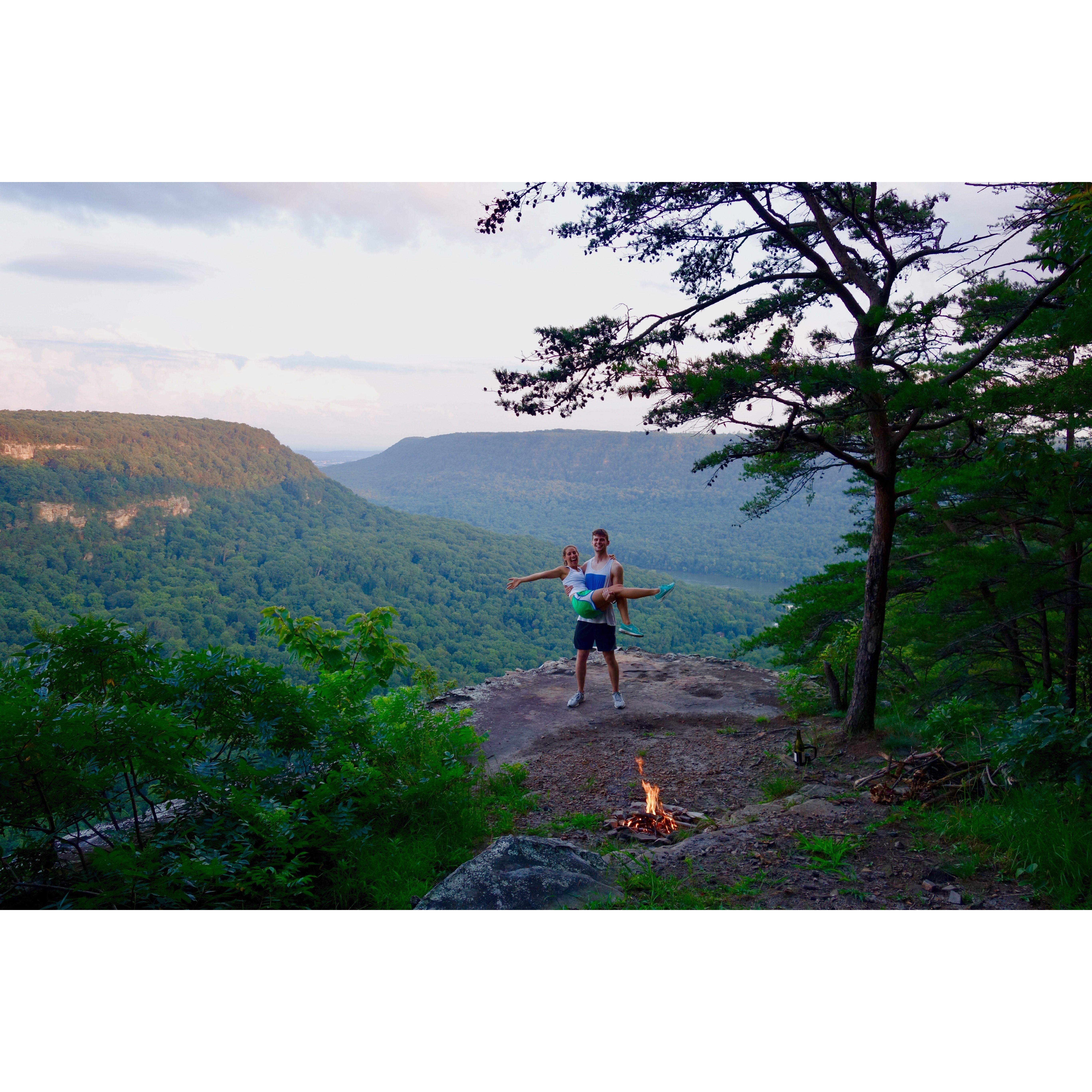 Camping trip in Tennessee