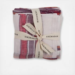 White Found Dish Cloth, Set of 4
