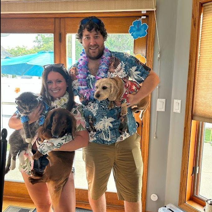 Our first big party hosted at our home