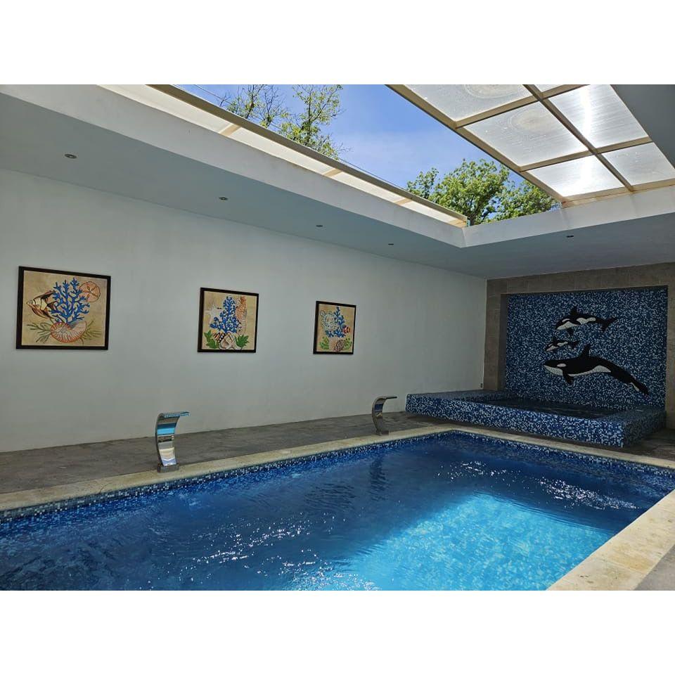 Pool and Jacuzzi in Hotel Vermont