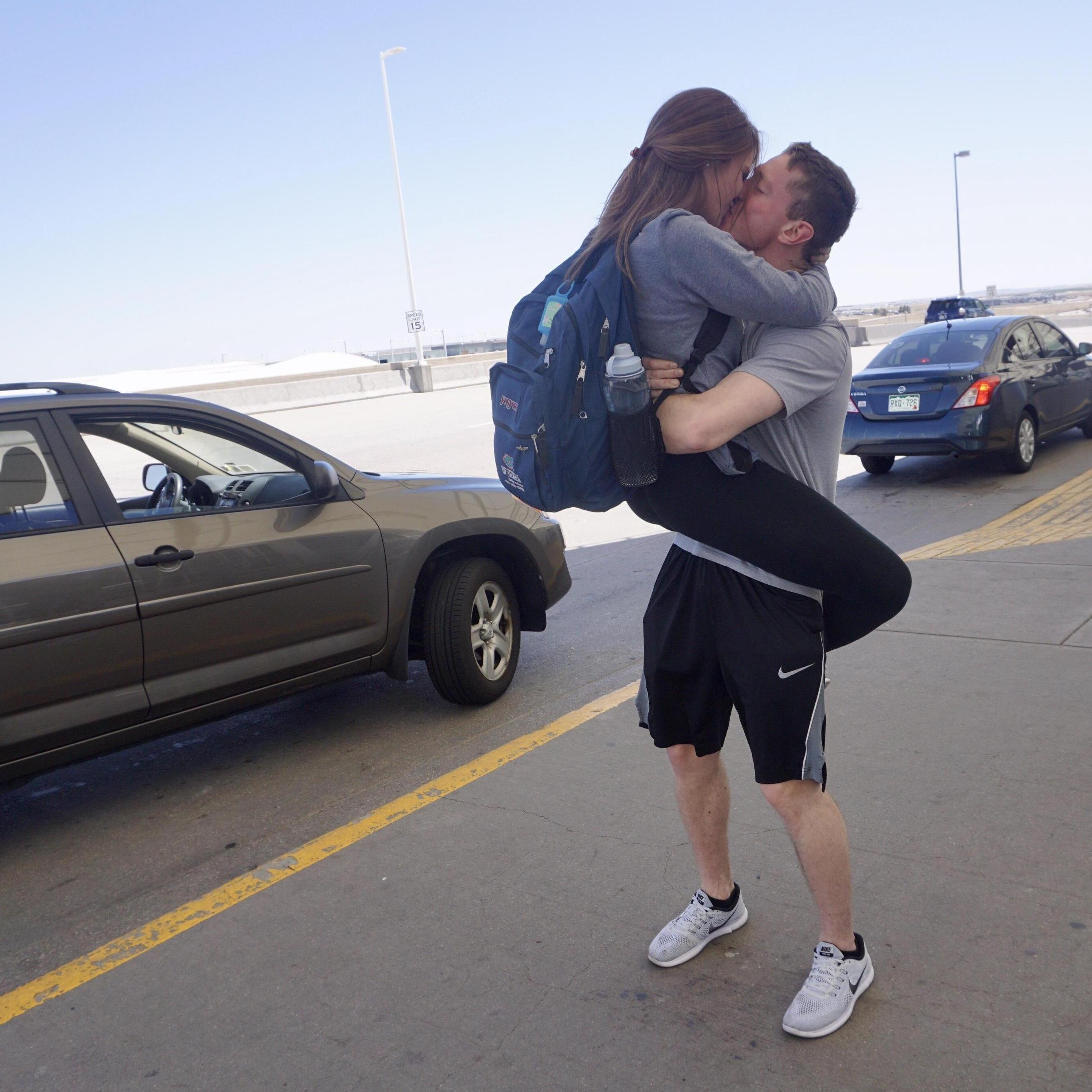 The sweetest hello's at Denver International Airport.
April 27, 2018
