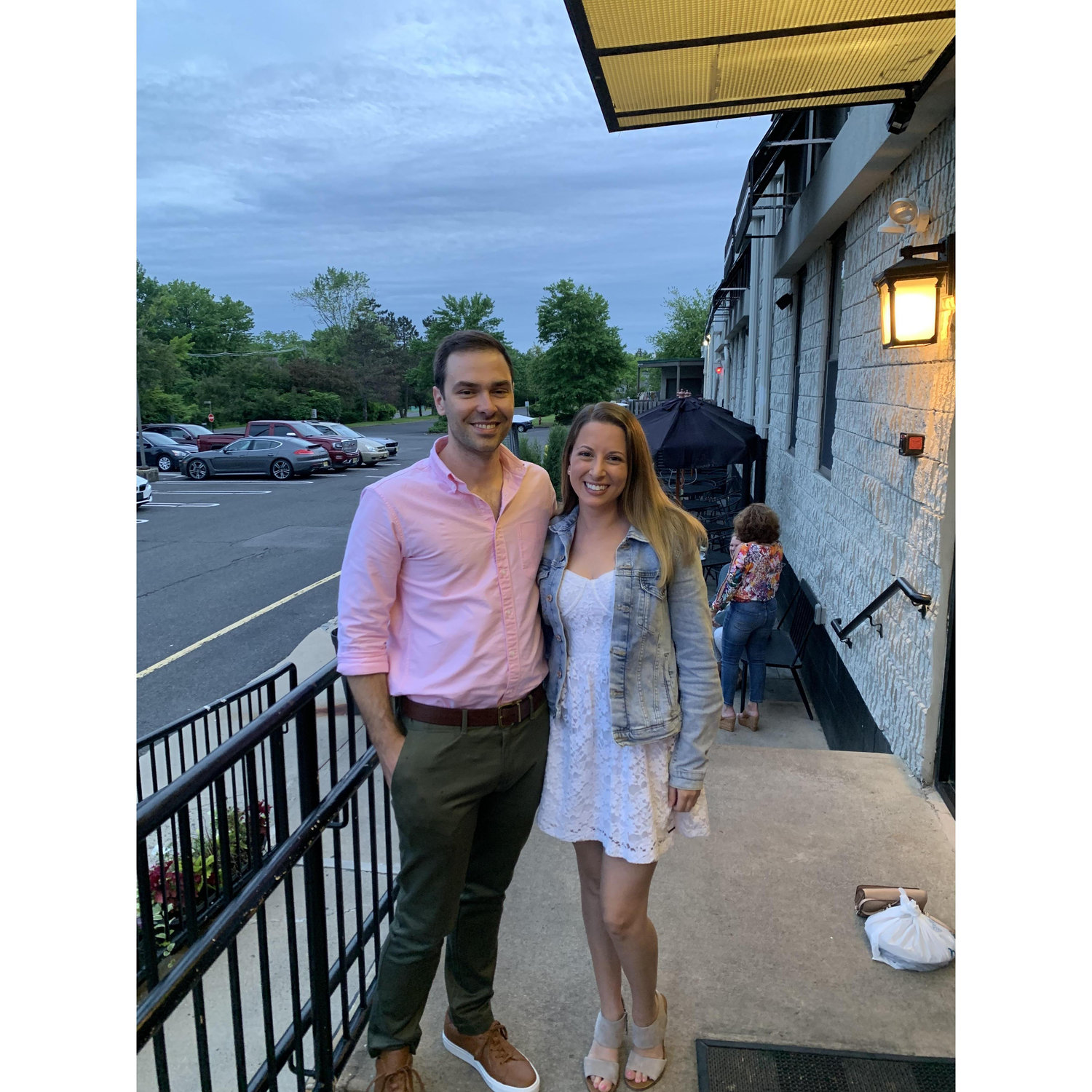 Our first photo together!