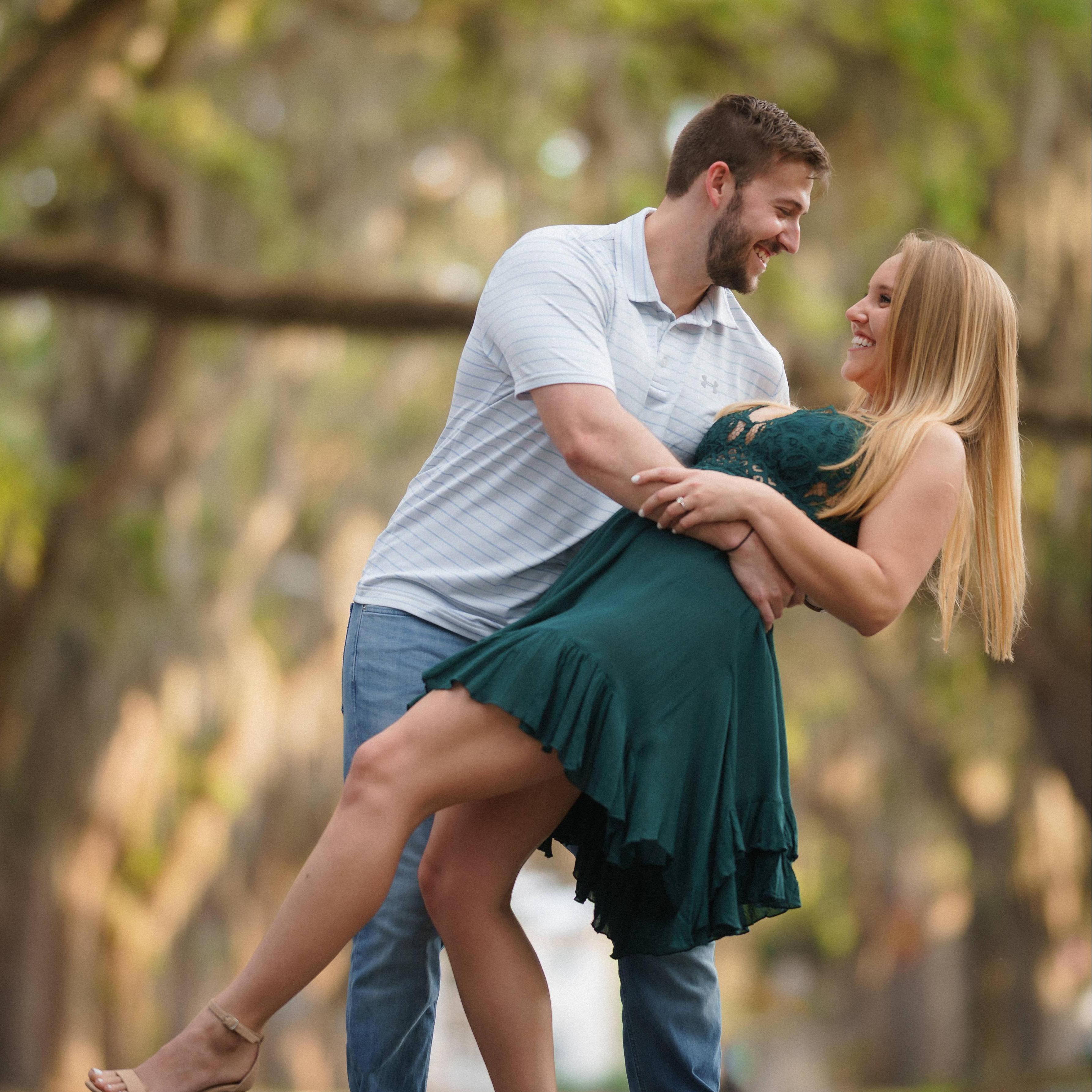 engagement pics, Magnolia St - March 2020