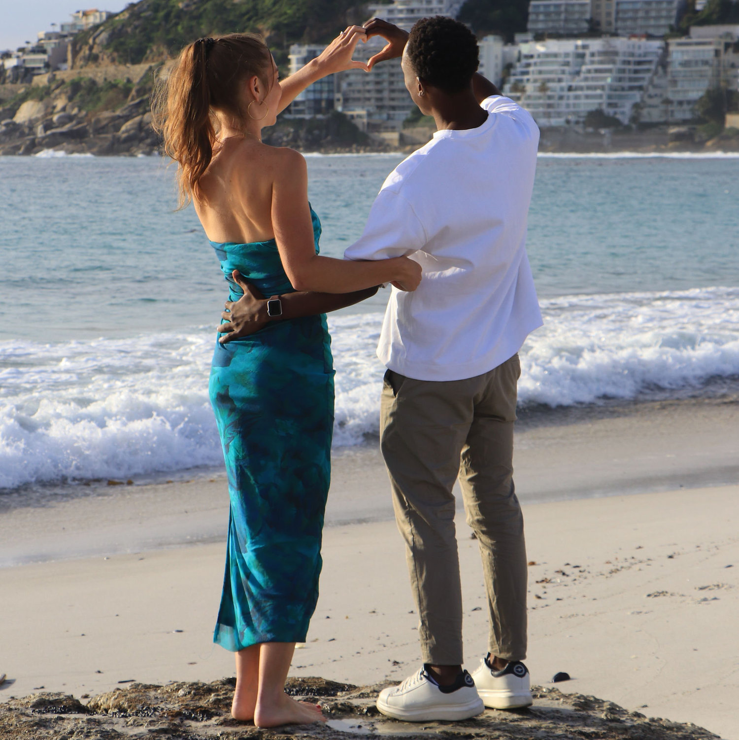After Lindo proposed in Cape town.