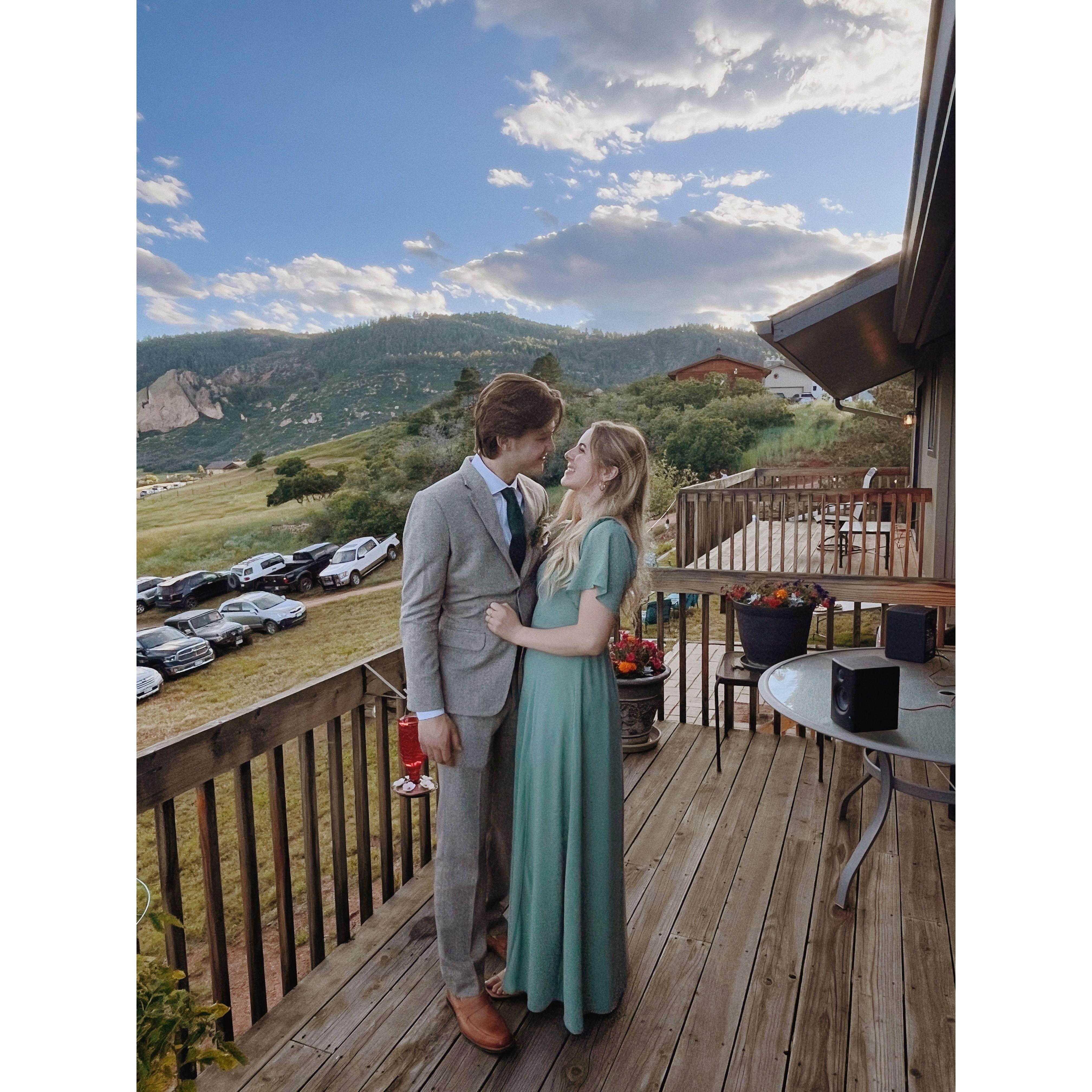 The second wedding we have been in together!