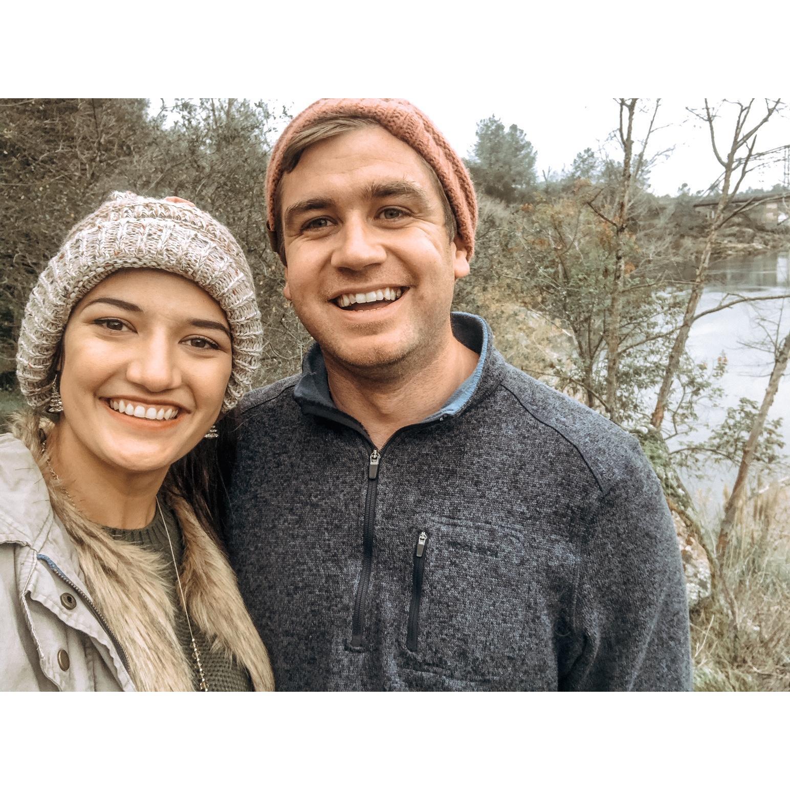 A hike we took to see Folsom Prision in California