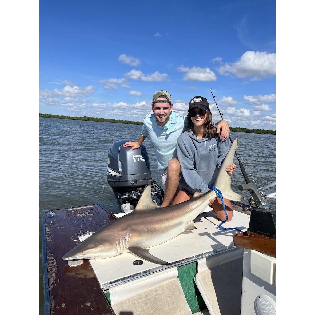 first shark Lauren caught (with Ryans help)