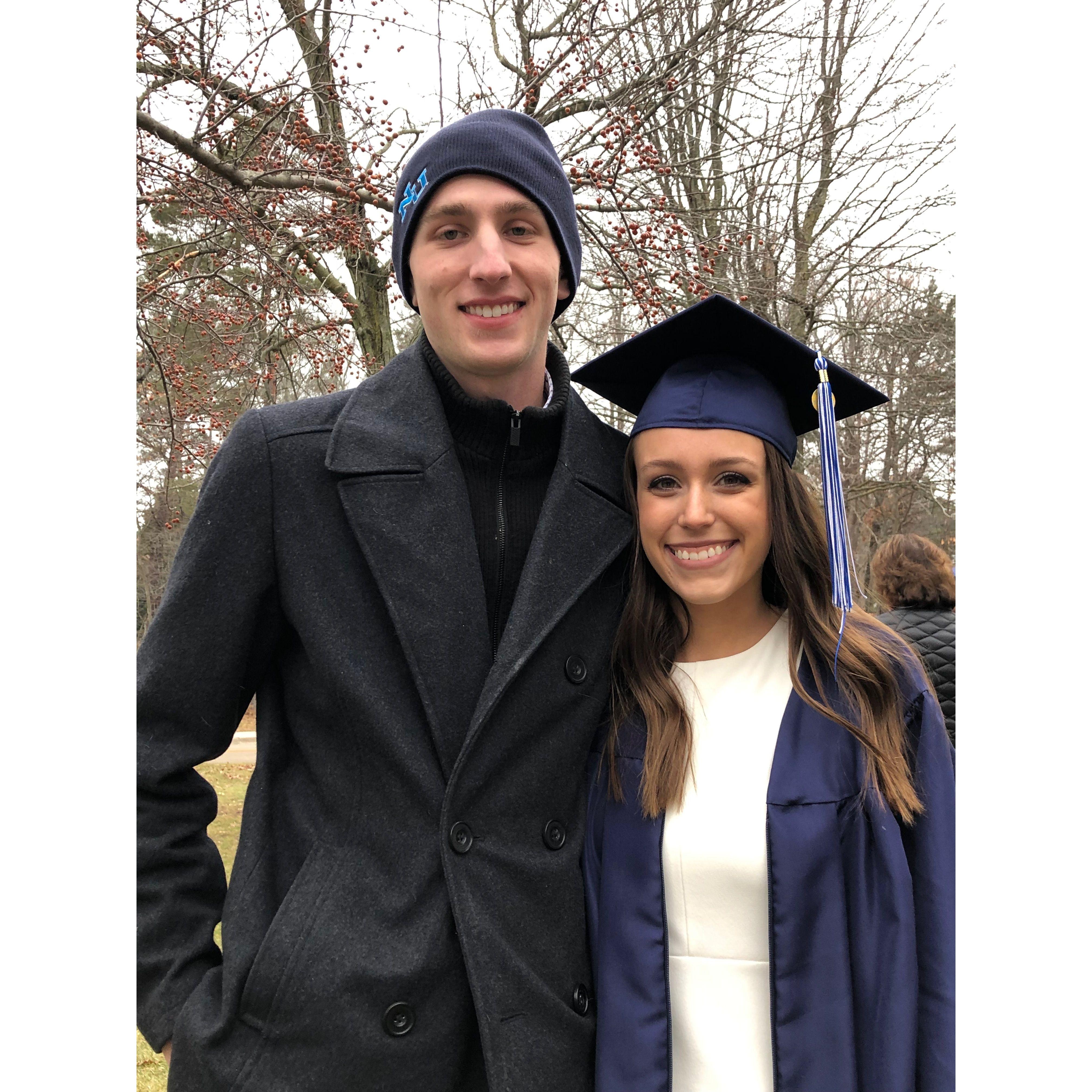 Dec 2018 - Faith's Northwood graduation.
