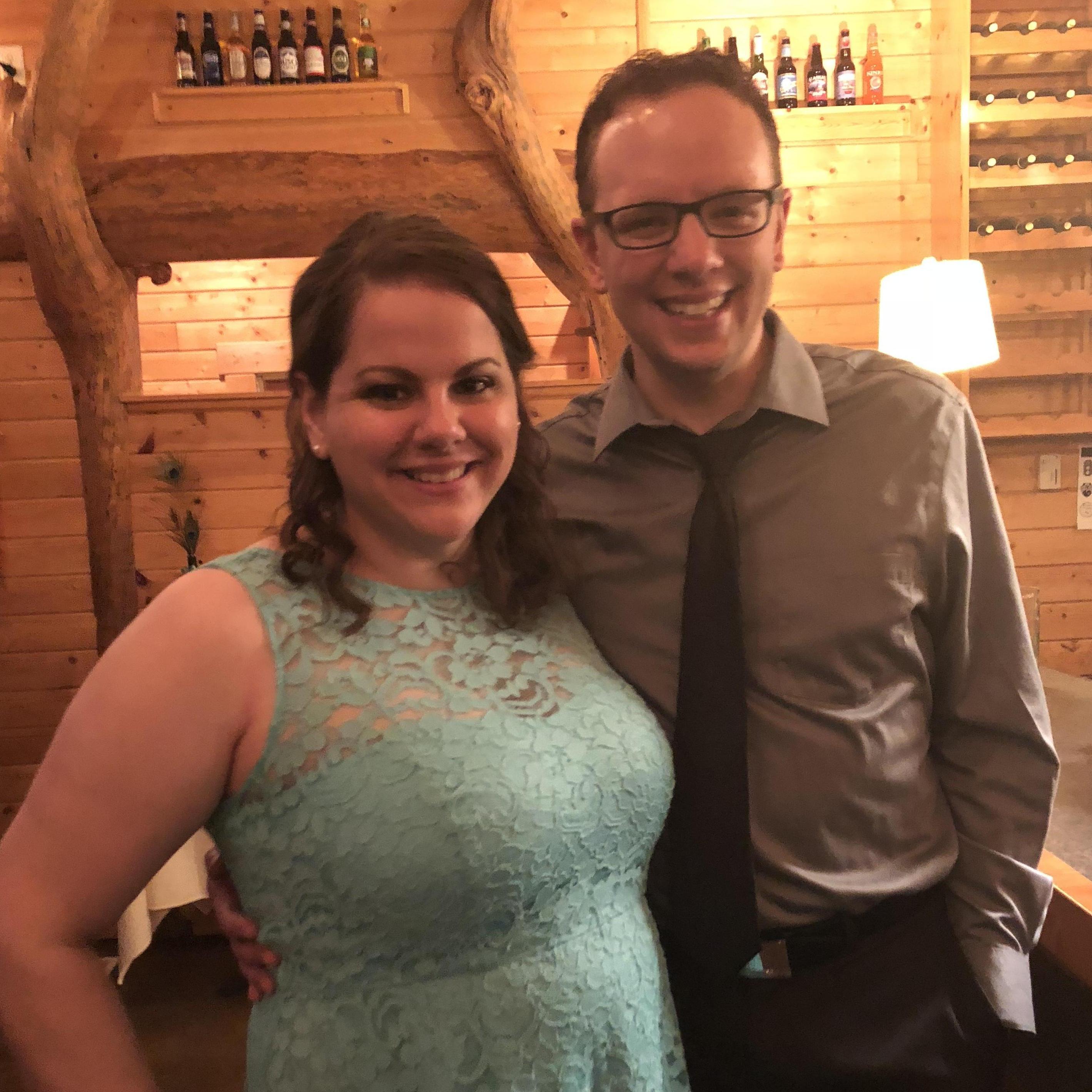 At a friends wedding