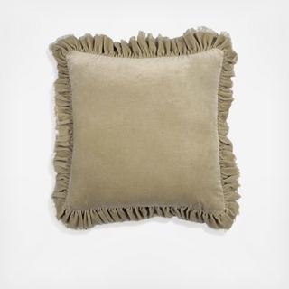 Alessia Distressed Velvet Pillow