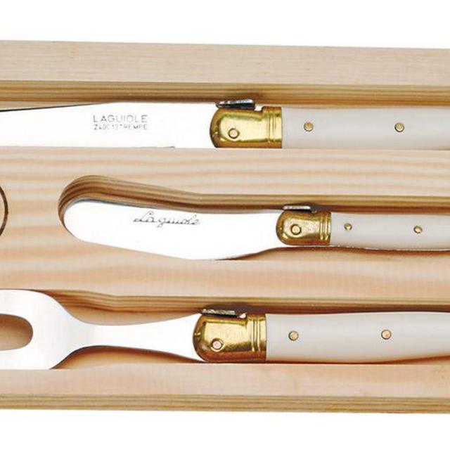 3-Piece Cheese Set Ivory