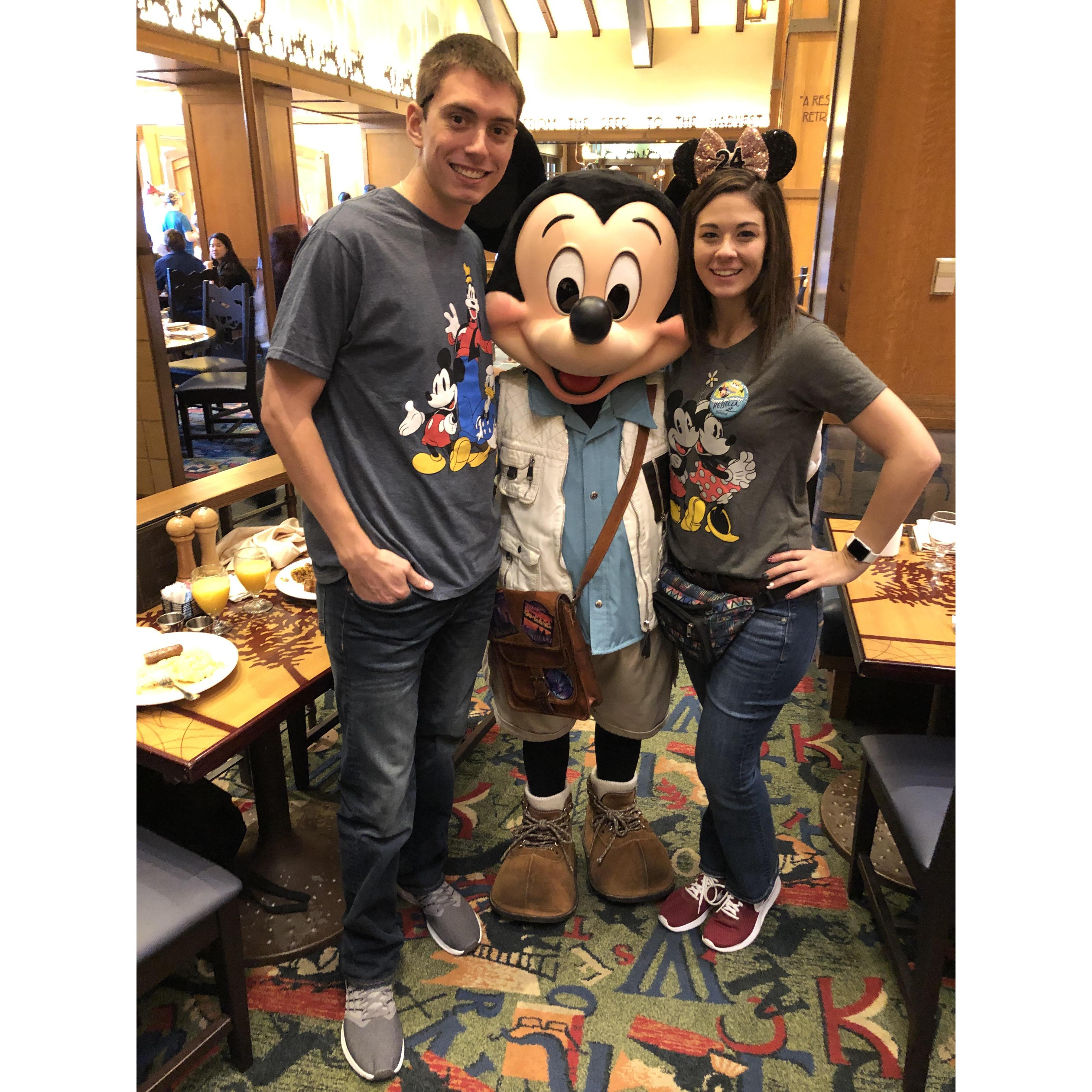 Breakfast with Mickey Mouse. November 2018.