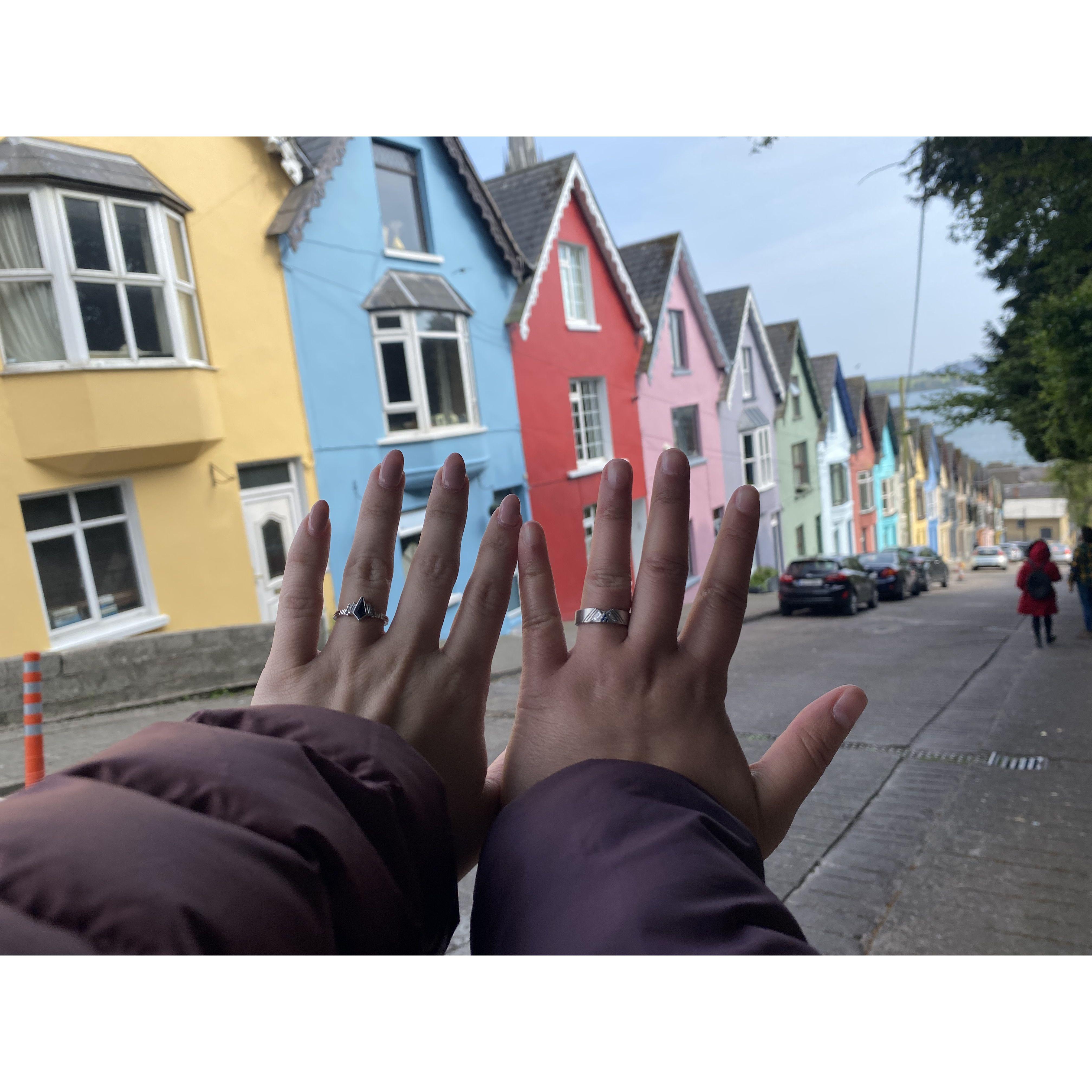 We got engaged in Kinsale, Ireland on April 25, 2022