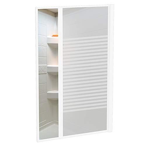 Nautilus 70"x36" RD RV Shower Door Opaque Stripe - White