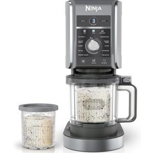 Ninja CREAMi Deluxe Ice Cream & Frozen Treat Maker for Ice Cream, Sorbet, Milkshakes, Frozen Yogurt, & More, 11-in-1, XL Capacity, Silver, Includes (2) Family-Sized 24 oz. Tubs, NC501