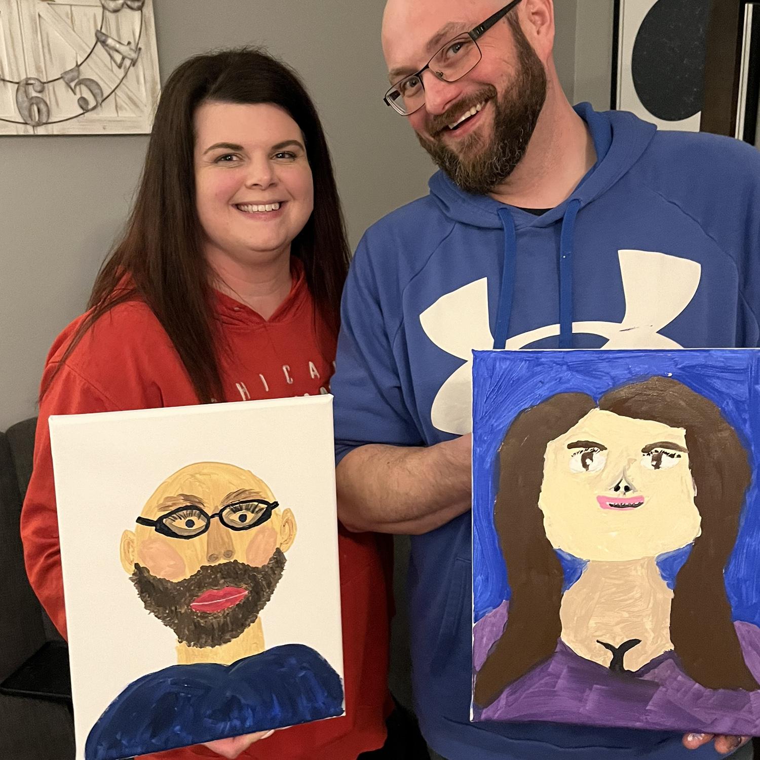 Paint your partner. 🤷‍♂️