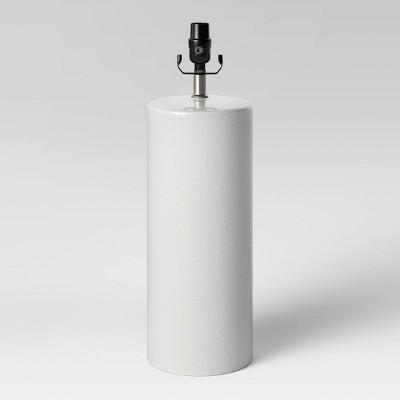 Large Ceramic LED Lamp Base White (Includes Energy Efficient Light Bulb)- Threshold&#153;