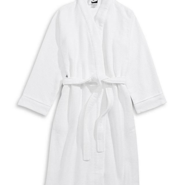 Turkish Cotton Waffle Robe | Hudson's Bay in WHITE