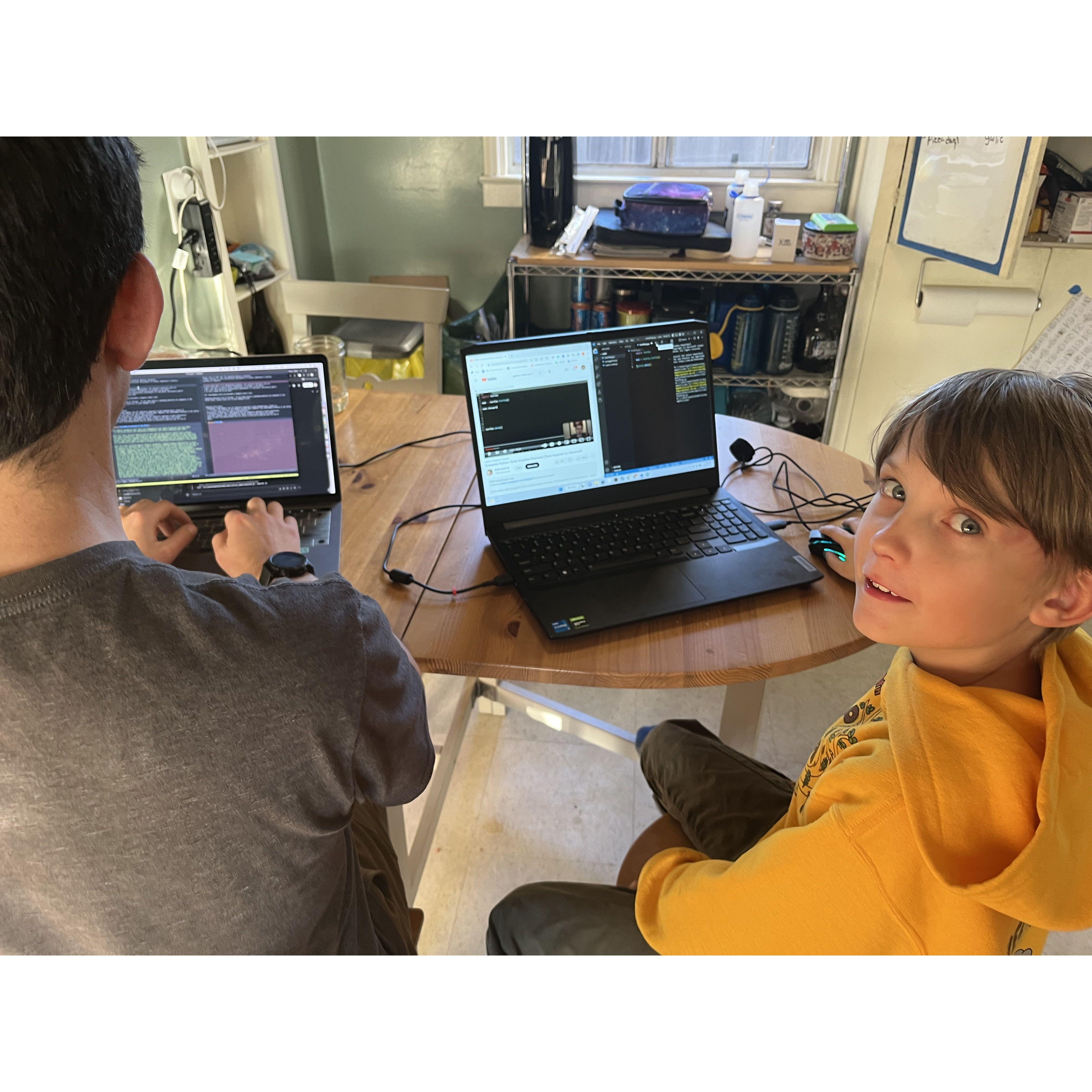 Ryan learning to code in Python