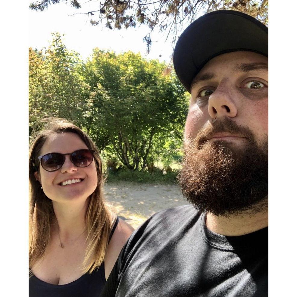 One of our first photos together in round 1!