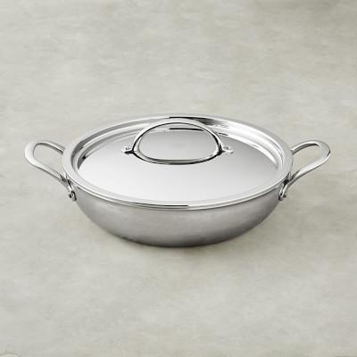 Williams Sonoma Thermo-Clad® Stainless-Steel Ultimate Pan, 5-Qt.