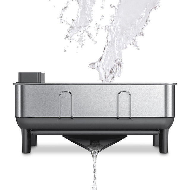 simplehuman Compact Stainless Steel Frame Dish Rack