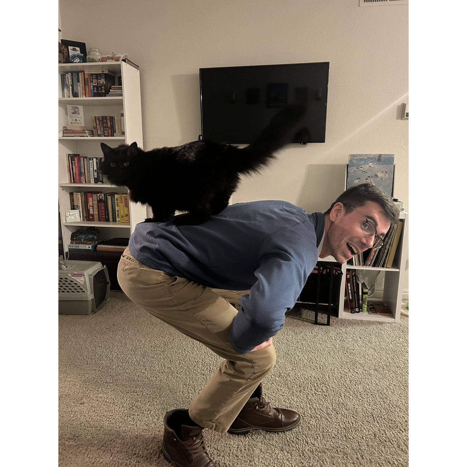 This is what Prince does when Max tries to hold him