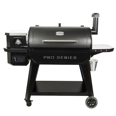 Shop Pit Boss Pit Boss Pro 1150-Sq in Hammer Tone Pellet Grill