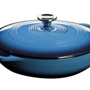 BLUE 3.6 quart Essential Enamel Braiser