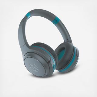 ATH-S200BT Wireless On-Ear Headphones with Built-in Mic & Controls