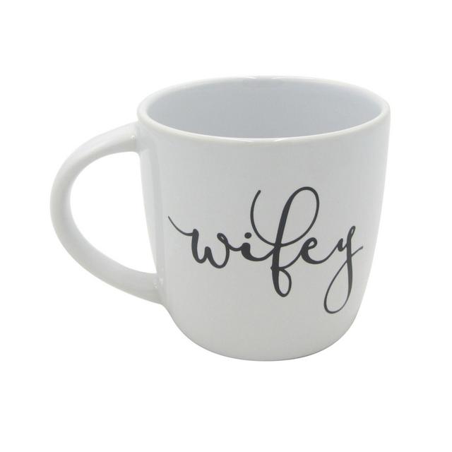 GiftCraft "Wifey" Coffee Mug in White