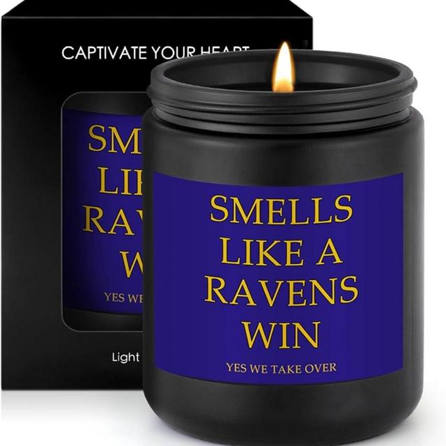 Smells Like A Baltimore Win Candle – Football Themed Scented Candle, Ideal Gift for Baltimore Fans, Perfect for Father’s Day, Birthday, or Special Occasions, Gift for Him, Baltimore Football Lovers