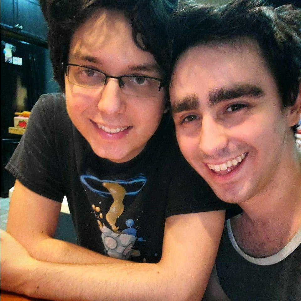 Just out of frame: homemade scratch-pizza.