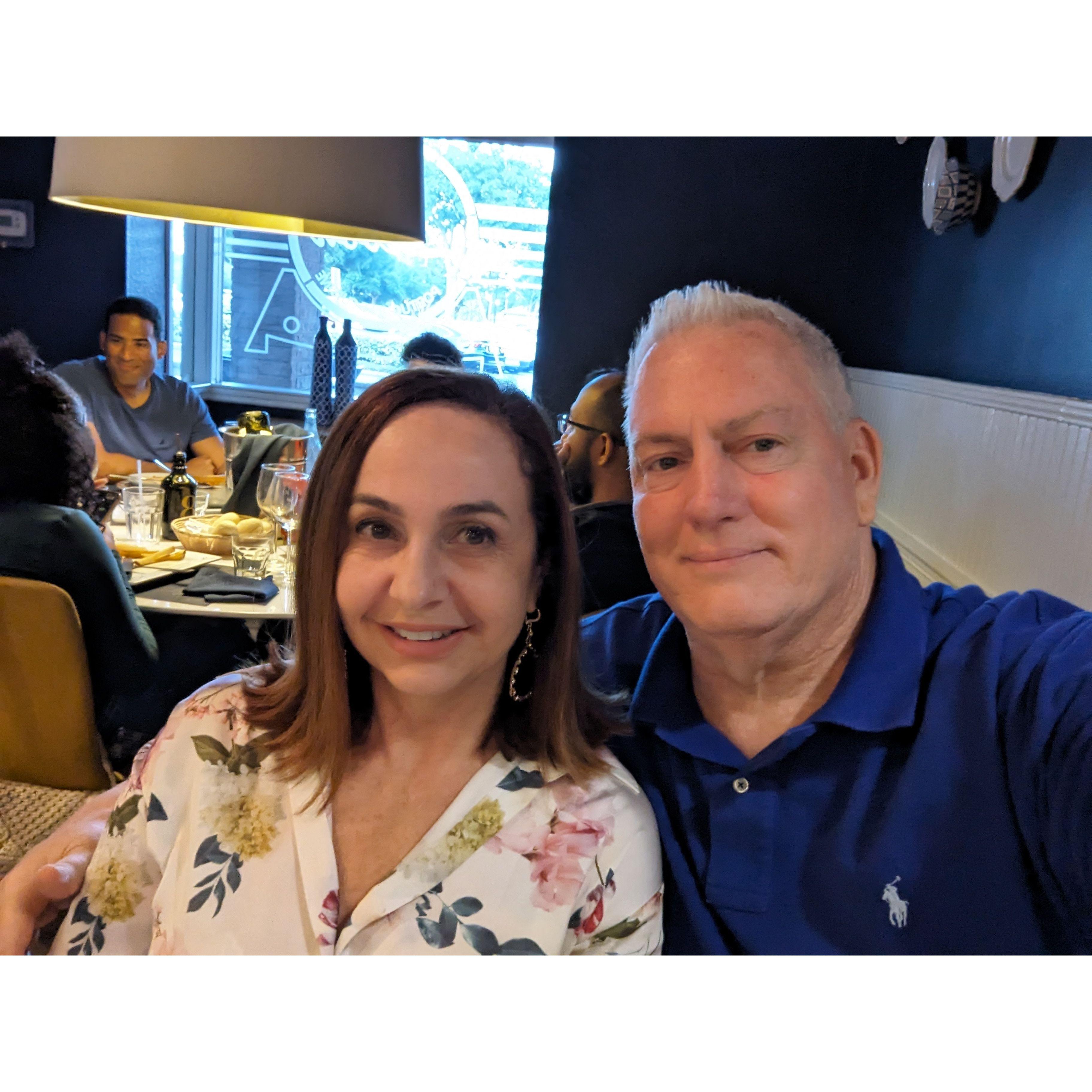 Date night at the Portuguese restaurant