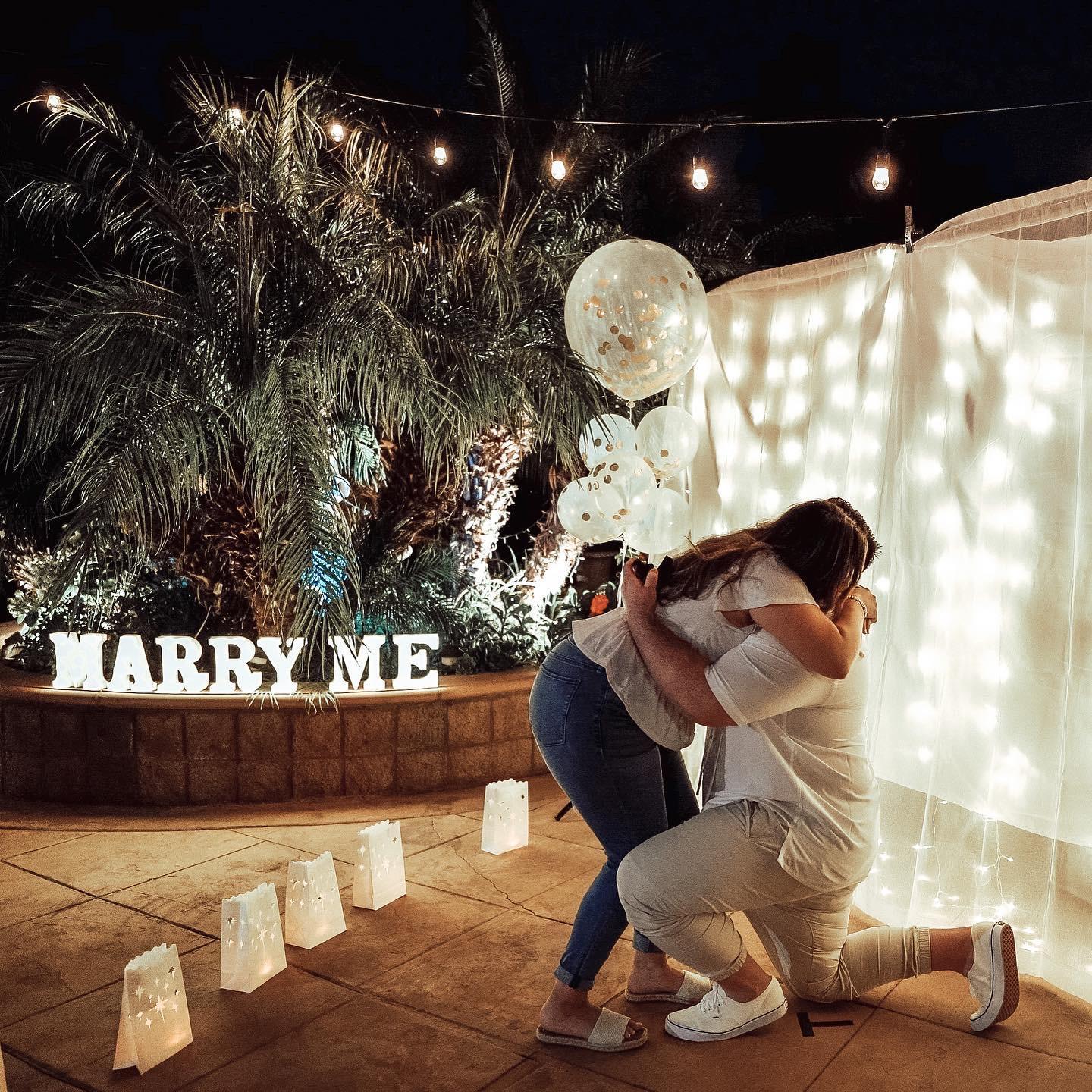 She said YES!