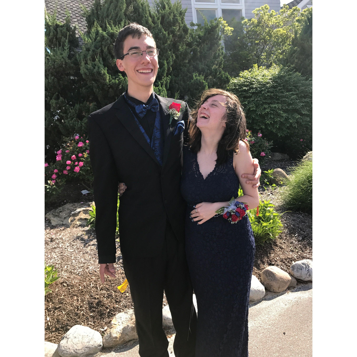 Prom was the event that really catapulted our relationship from the warm fuzzies of a crush into a real relationship!