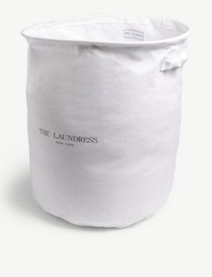 THE LAUNDRESS Cotton canvas hamper