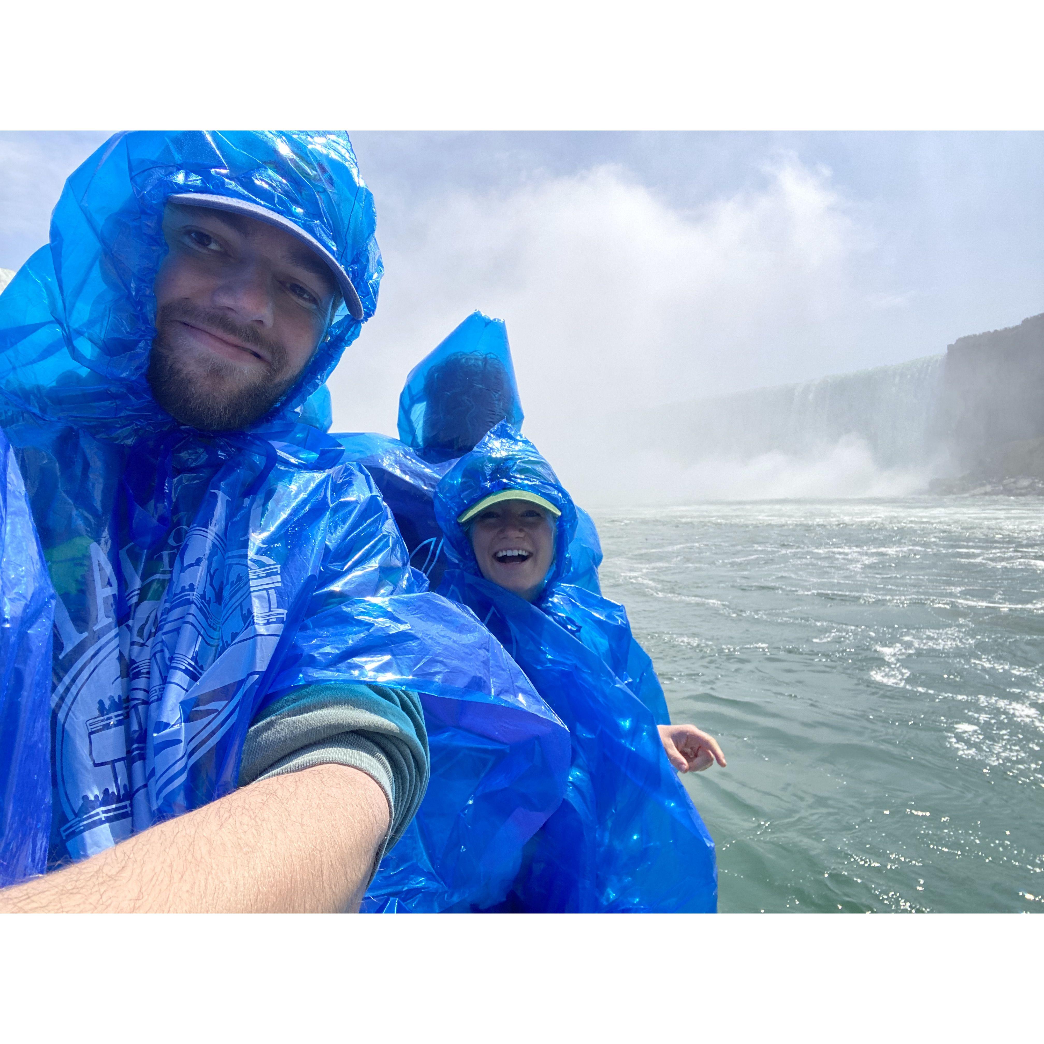 Niagara Falls! Unfortunately, we did not get hitched like Jim and Pam did in the Office although I'm sure Cayleigh would have loved that.