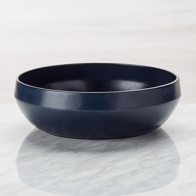 Visto Navy Stoneware Serving Bowl