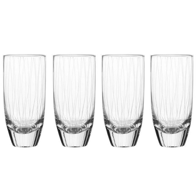 Qualia Breeze Highball Glasses (Set of 4)