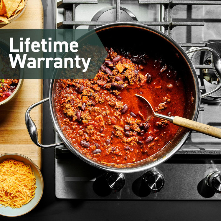HexClad Hybrid Cookware, 6-Piece Pot Set with Lids | Zola
