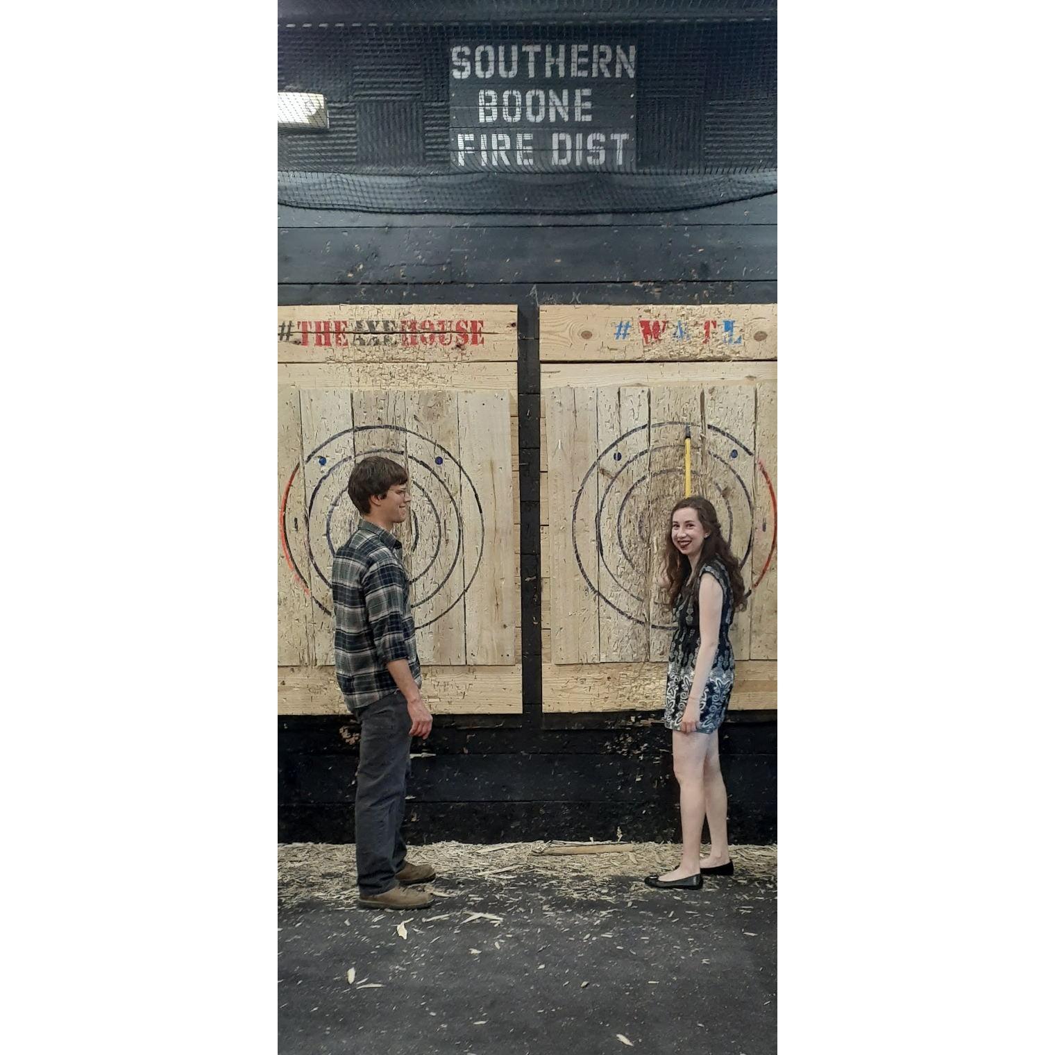 6 month anniversary (Nick secretly planned a repeat of our very first date!)