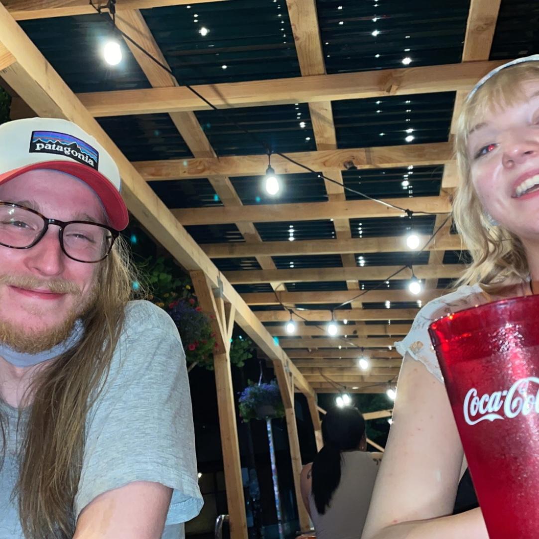 Sam and Zoie at Fire on the Mountain in 2020