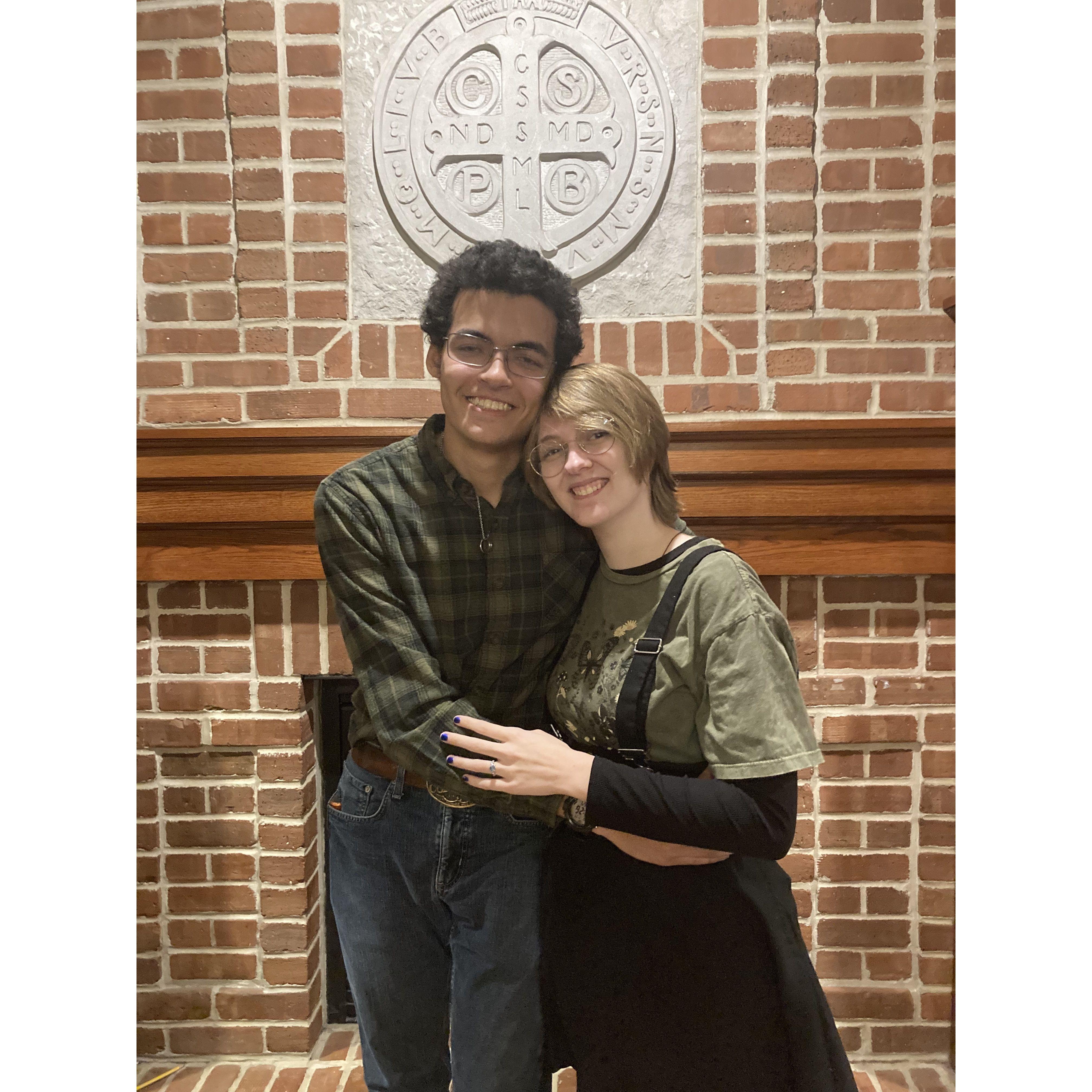 Taken shortly after we got engaged!