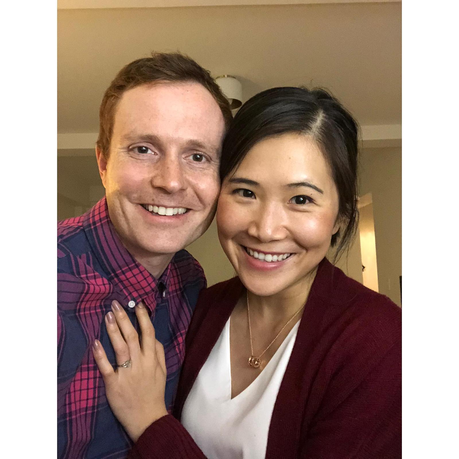 Engagement night, Chinese New Year