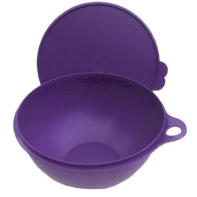 new tupperware tupperware thatsa mixing bowl 32 cup mulberry