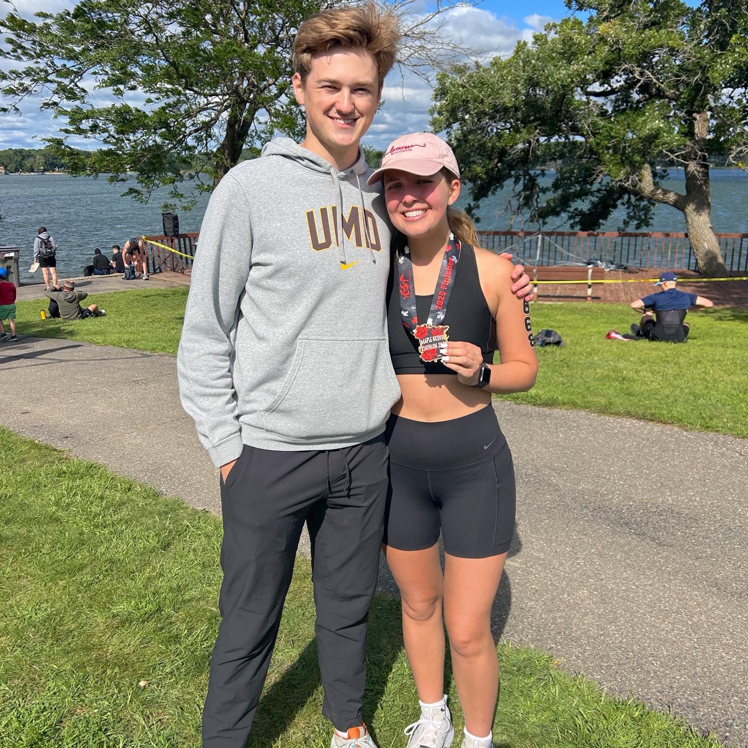 Lily's sprint triathlon (August 2025)