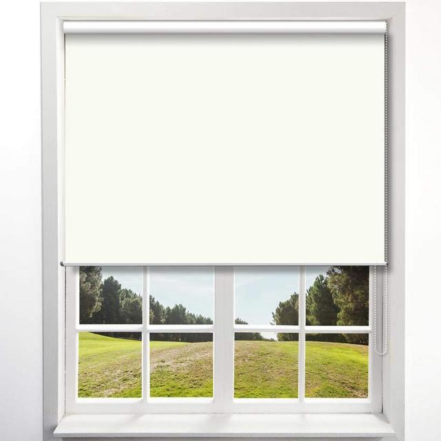 Springblinds 100% Blackout Roller Shade- Corded Chain Roller Shade Custom Size to fit Room Darkening Made in USA