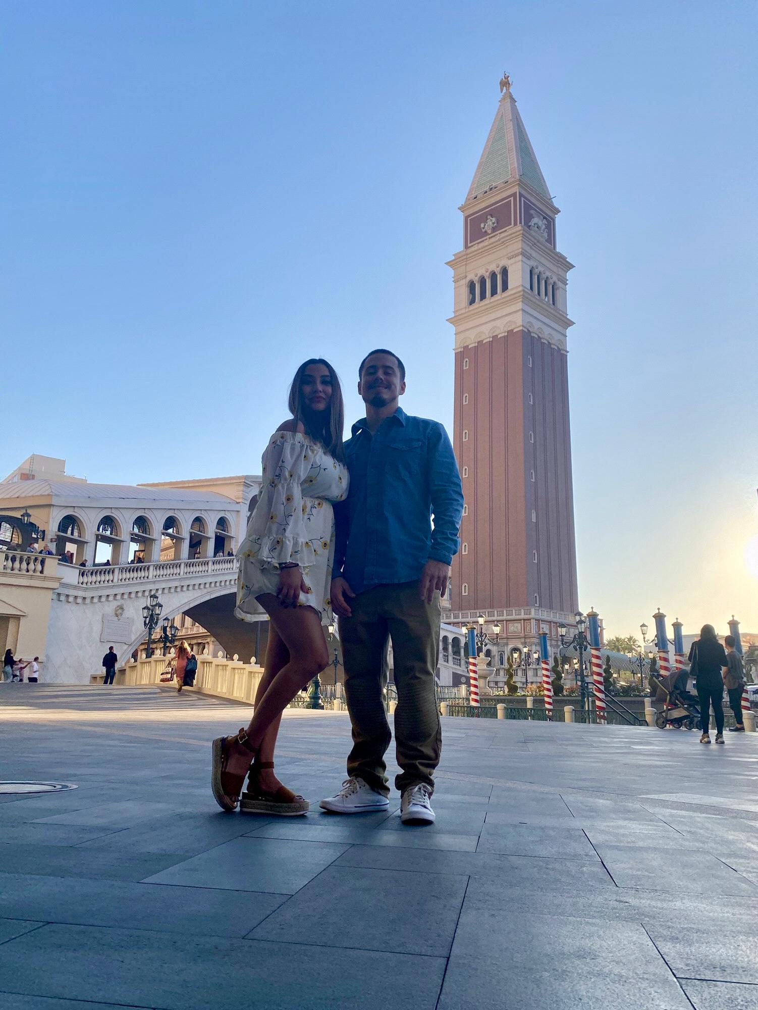 The one we outside of Cesar's Palace